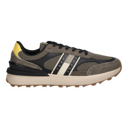 Tommy Hilfiger Suede Cleat Mixed Texture Trainers